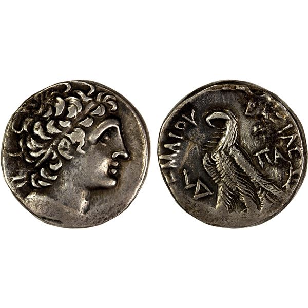 PTOLEMAIC: Ptolemy XII Neos Dionysos (Auletes), 80-51 BC, AR tetradrachm (12.83g), Alexandria, year