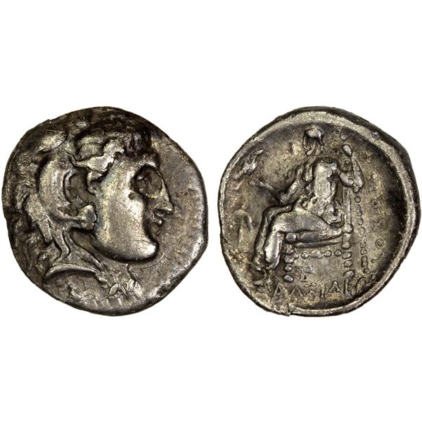SELEUKID KINGDOM: Antiochos I Soter, 281-261 BC, AR hemidrachm (1.88g), uncertain Bactrian mint, VF