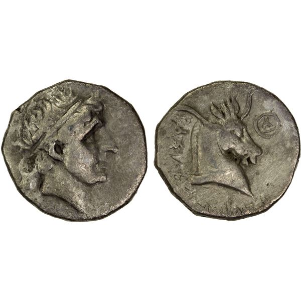 SELEUKID KINGDOM: Antiochos I Soter, 281-261 BC, AR drachm (3.81g), Aï Khanoum, ca. 280-271 BC, F-VF