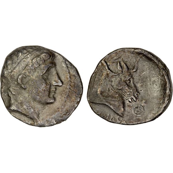 SELEUKID KINGDOM: Antiochos I Soter, 281-261 BC, AR drachm (3.49g), Aï Khanoum, ca. 280-271 BC, VF