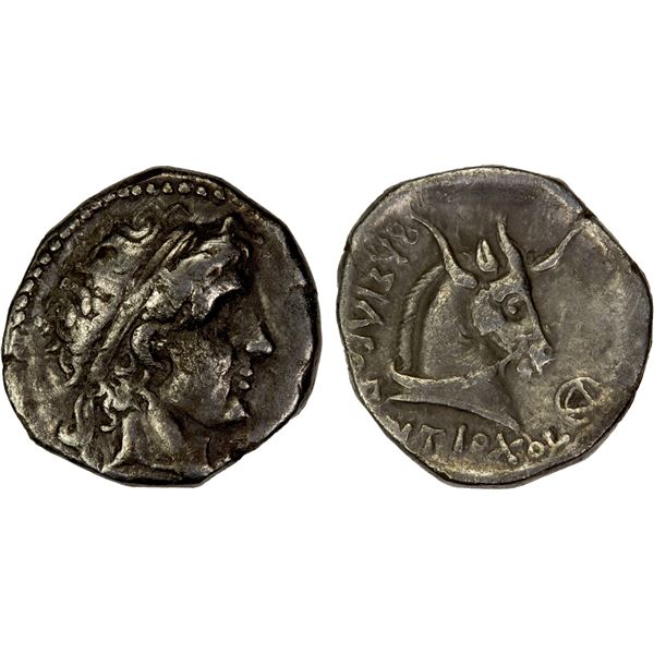 SELEUKID KINGDOM: Antiochos I Soter, 281-261 BC, AR hemidrachm (1.82g), Aï Khanoum, ca. 280-271 BC,