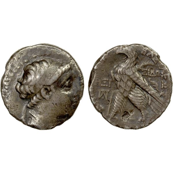 SELEUKID KINGDOM: Demetrios II, first reign, 146-138 BC, AR tetradrachm (13.00g), Sidon, year 168 (1