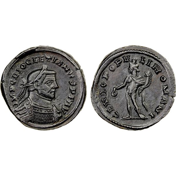 ROMAN EMPIRE: Diocletian, 284-305 AD, AE follis (8.27g), Londinium (London), 300-305 AD, EF