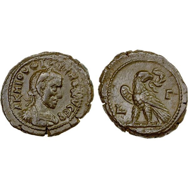 ROMAN PROVINCIAL: EGYPT: Philip I, 244-249 AD, potin tetradrachm (11.98g), year 3 (245/6 AD), VF