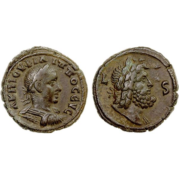 ROMAN PROVINCIAL: EGYPT: Philip II, 247-249 AD, potin tetradrachm (13.74g), year 6 (of Philip I, 248
