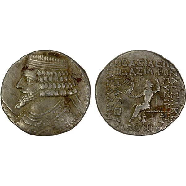 PARTHIAN KINGDOM: Tiridates, 27 BC, AR tetradrachm (9.05g), Seleukia on the Tigris, SE 285 Xandikos