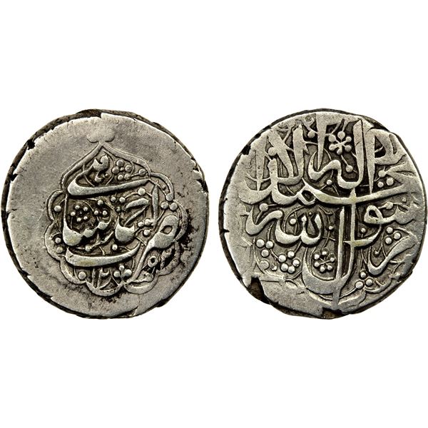 BARAKZAI: temp. Kohandil Khan, 1830-1839/1st reign, AR rupee (9.09g), Ahmadshahi, AH1252, bold VF-EF