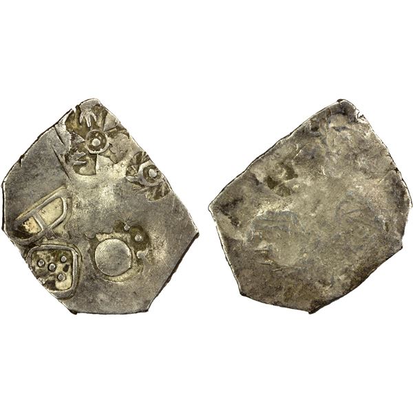 MAGADHA: Punchmarked, AR karshapana (3.24g), ca. 500-430 BC, VF