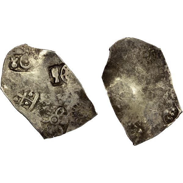 MAGADHA: Punchmarked, AR karshapana (3.20g), ca. 500-430 BC, VF