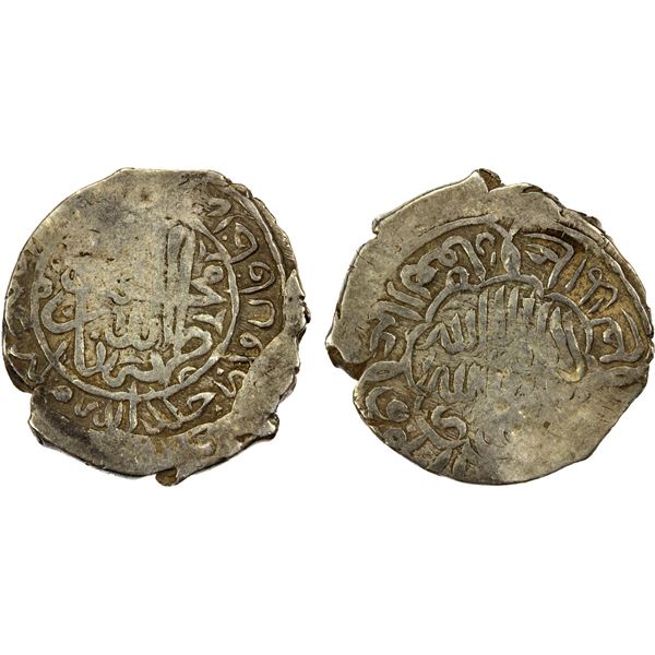 MUGHAL: Babur, 3rd reign, 1504-1530, AR shahrukhi (4.67g), NM, DM, Fine
