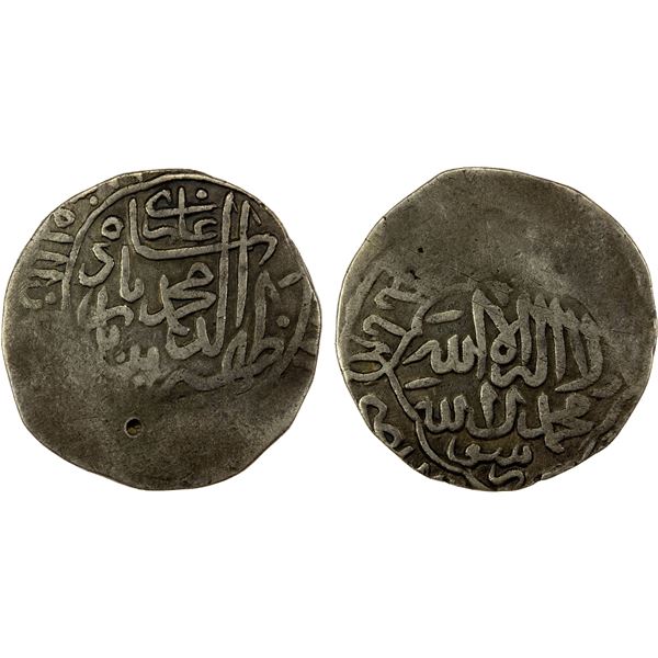 MUGHAL: Babur, 3rd reign, 1504-1530, AR shahrukhi (4.54g), NM, DM, VF