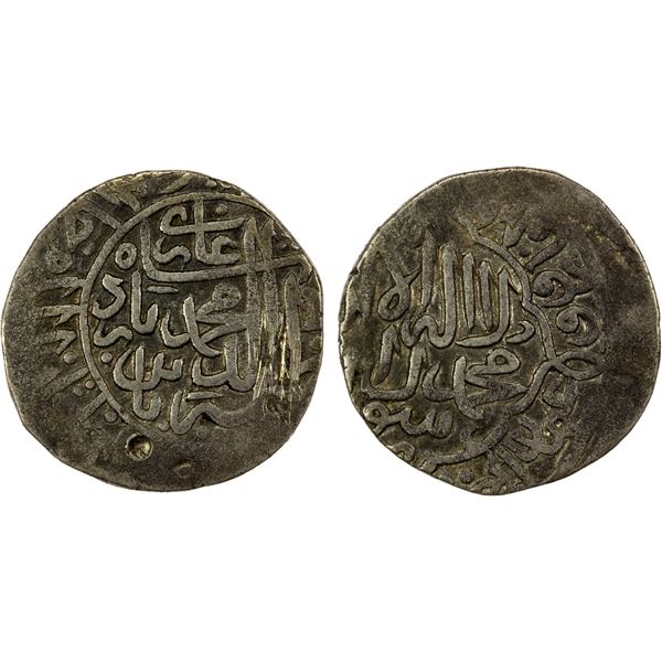 MUGHAL: Babur, 3rd reign, 1504-1530, AR shahrukhi (4.51g), NM, DM, VF