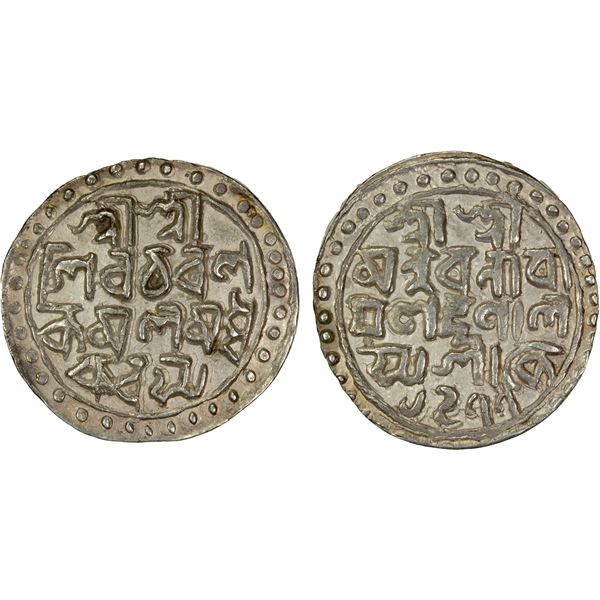 COOCH BEHAR: Nara Narayan, 1555-1587, AR rupee (10.38g), SE1477, choice EF