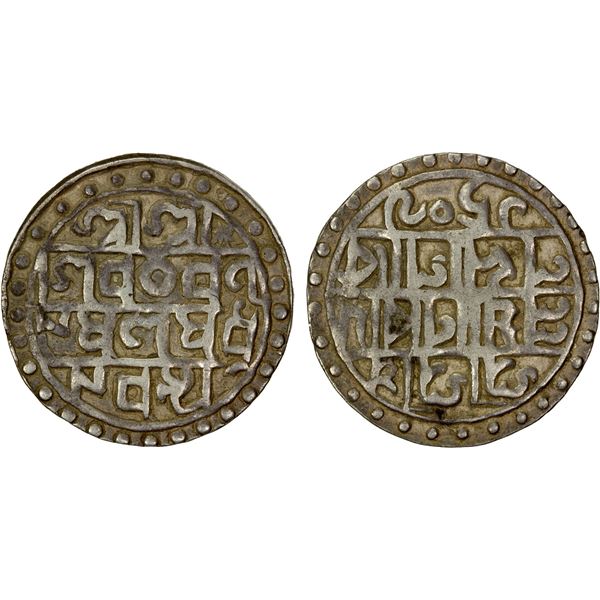 COOCH BEHAR: Lakshmi Narayan, 1587-1627, AR rupee (10.26g), SE1509, VF-EF