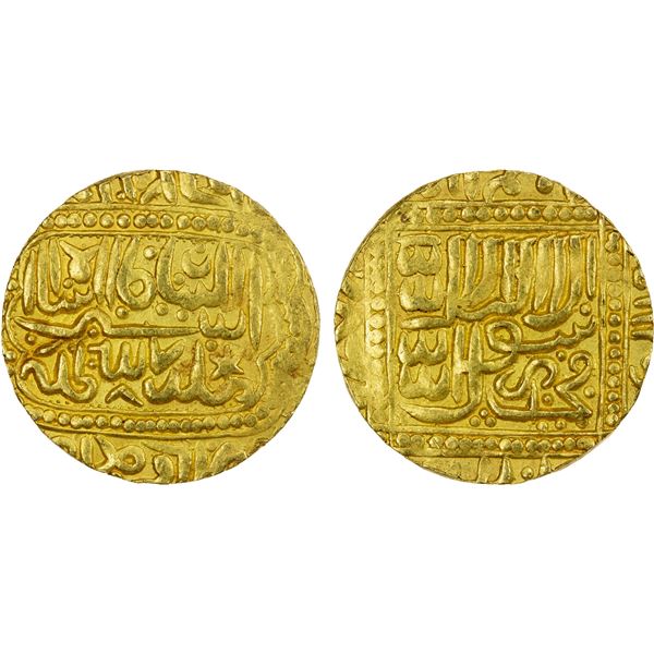 INDIA: Later Imitations, AV "mohur" (11.66g), NM, ND, bold EF