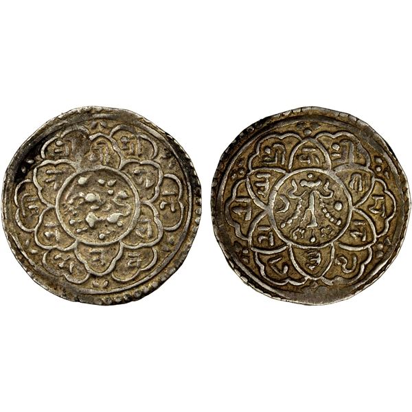 NEPAL: PATAN: Riddhi Narasimha, 1715-1717, AR mohar (5.53g), ND835, VF-EF