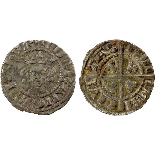ENGLAND: Edward I, 1272-1307, AR penny (1.30g), ND (1279-80), VF