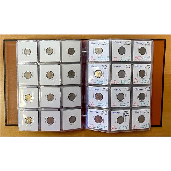 NORWAY: SET of 111 coins
