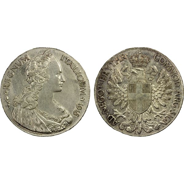 ERITREA: Vittorio Emanuele II, 1900-1945, AR tallero, 1918-R, AU