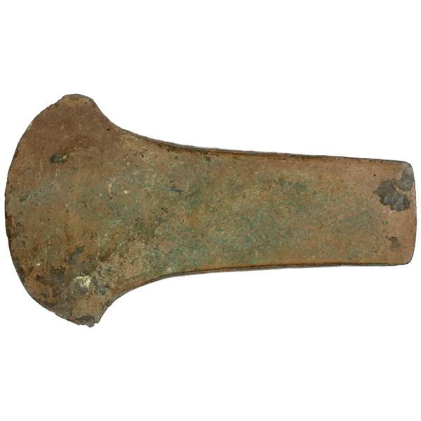 MEXICO: Pre-Columbian, AE axehead/hoe money (69.65g), ca. 800-1200, Choice VF