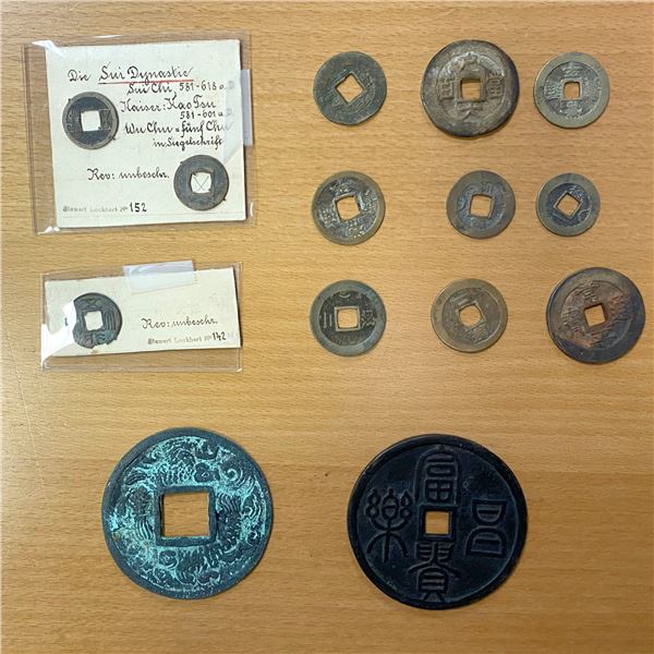 WORLDWIDE: Asia, LOT of 14 coins