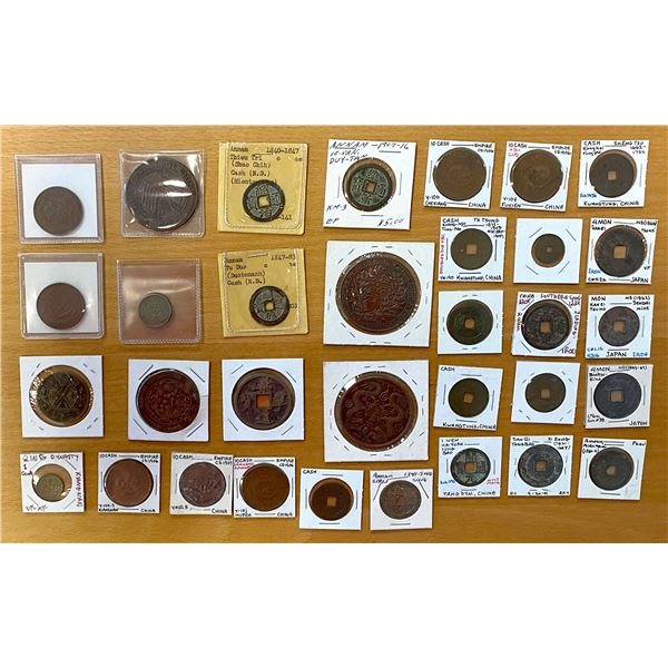 WORLDWIDE: Asia, LOT of 33 items