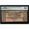 Image 1 : 1864 $10 T-68 Confederate PMG 20
