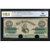 1861 $50 T-16 Confederate PCGS 30