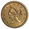 1875-S $2.5 Liberty Quarter Eagle Gold Coin