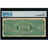 Image 2 : 1861 $5 New York Demand Note PMG 20