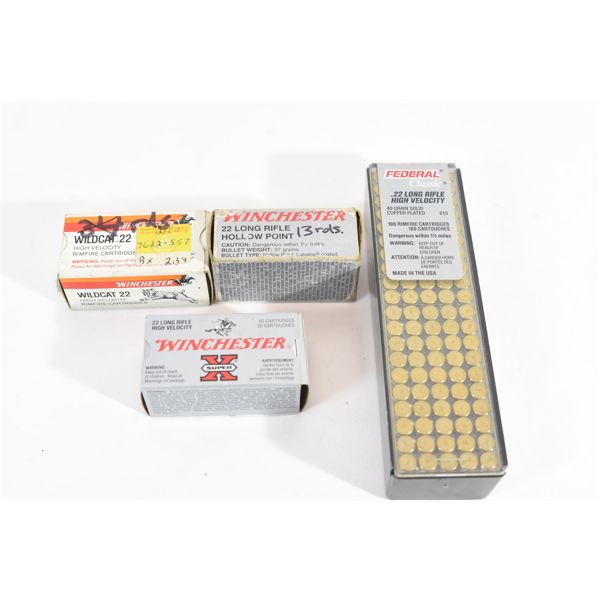 Box Lot 198 Rounds 22LR Ammunition