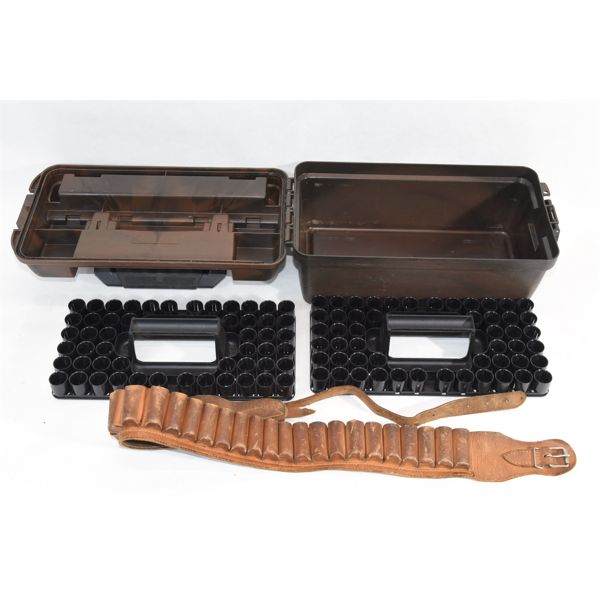 Shotshell Ammunition Box & Belt
