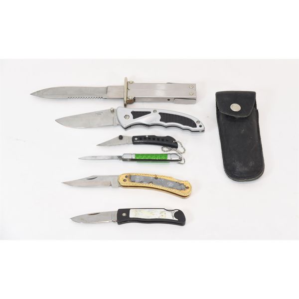 Box Lot Folding Pocket Knives