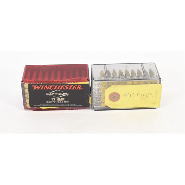 95 Rounds 17 HMR Ammunition