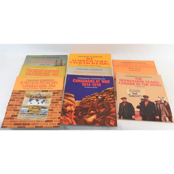 Box Lot Canadiana Scrapbooks