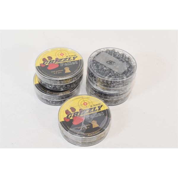 Box Lot Grizzly Pellets 4.5mm