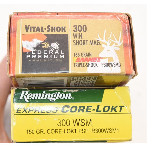 Box Lot Of Ammunition 300 WSM