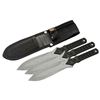 Image 1 : SZCO RITE EDGE 10" DRAGON THROWING KNIFE 3PC SET W/SHTH