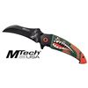 Image 1 : MC MTECH 3.5" FOLDER HAWKBILL BLADE SHARK/BOMB BLACK