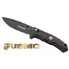 Image 1 : MC USMC 3.75" DROP POINT FOLDER BLACK/BLACK