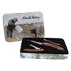 Image 1 : UNCLE HENRY KNIFE PAKKA WOOD 3PC SET W/GIFT TIN