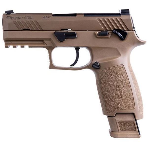 SIG P320 9MM 3.9  M18 MS COY NS PLATE 17/21RD