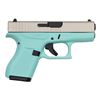 Image 1 : GLOCK 42 380ACP ROBIN EGG BLUE SATIN ALUM