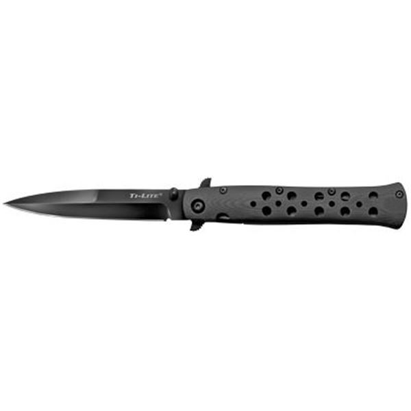 COLD STL TI-LITE G-10 HANDLE BLACK