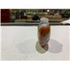 Image 2 : NATURAL AGATE CARVED SNUFF BOTTLE