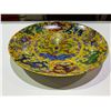 Image 2 : POLYCHROME ENAMELED IMPERIAL DRAGON PLATE