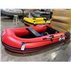 Image 2 : NEW 2023 GREAT PACIFIC RXK 270 9' ROLLUP INFLATABLE BOAT, REMOVABLE SLAT FLOOR, ROLLS UP EASY INTO