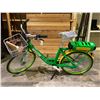 Image 2 : GREEN & YELLOW E-BIKE WITH BATTERY, KEY & CHARGER