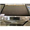 Image 2 : SAMSUNG STAINLESS STEEL GLASS TOP 3 BURNER 1 WARMER ELECTRIC STOVE WITH CONVECTION OVEN