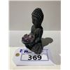 Image 2 : AMETHYST CRYSTAL BUDDHA DECOR RETAIL $489.51 APPROX 6" TALL